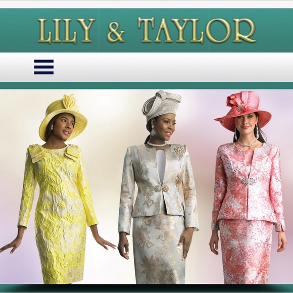 Lily & Taylor New York GORGEOUS LUXURY Women’s Suit 2pcs Size  6 Couture - Picture 12 of 13